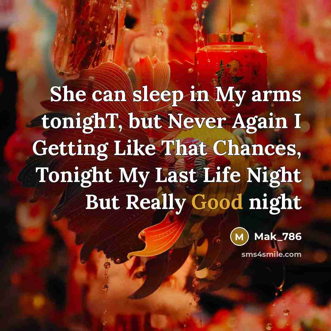 “She can sleep in My arms tonighT, but Never Again…” quote by Mak_786