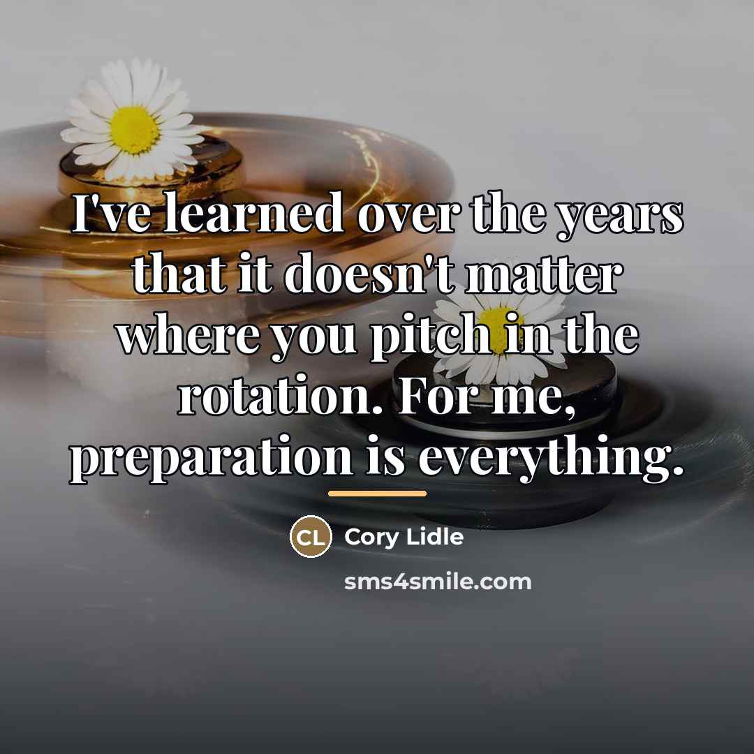 “I've learned over the years that it doesn't matter where…” quote by Cory Lidle
