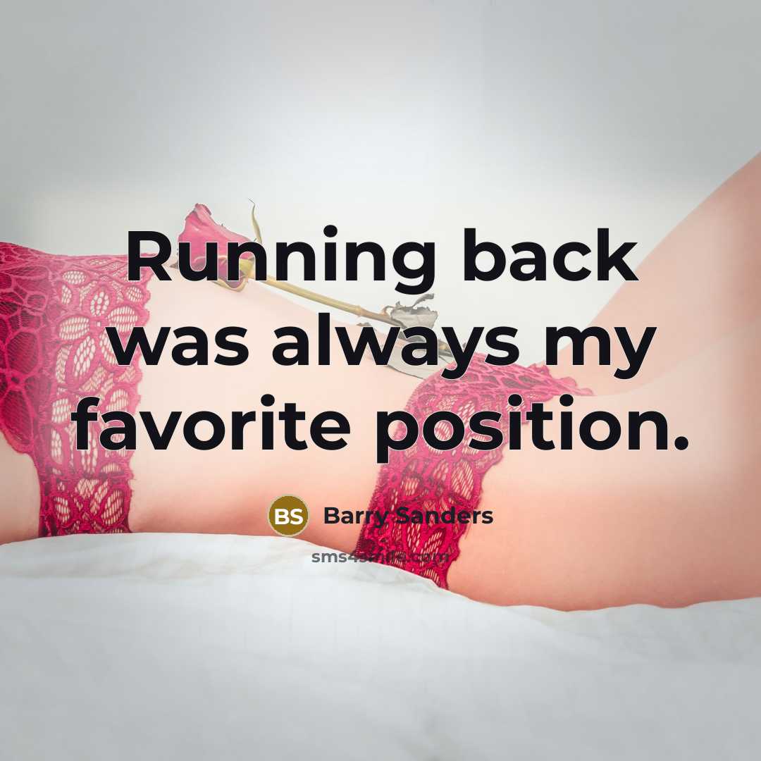 “Running back was always my favorite position.…” quote by Barry Sanders