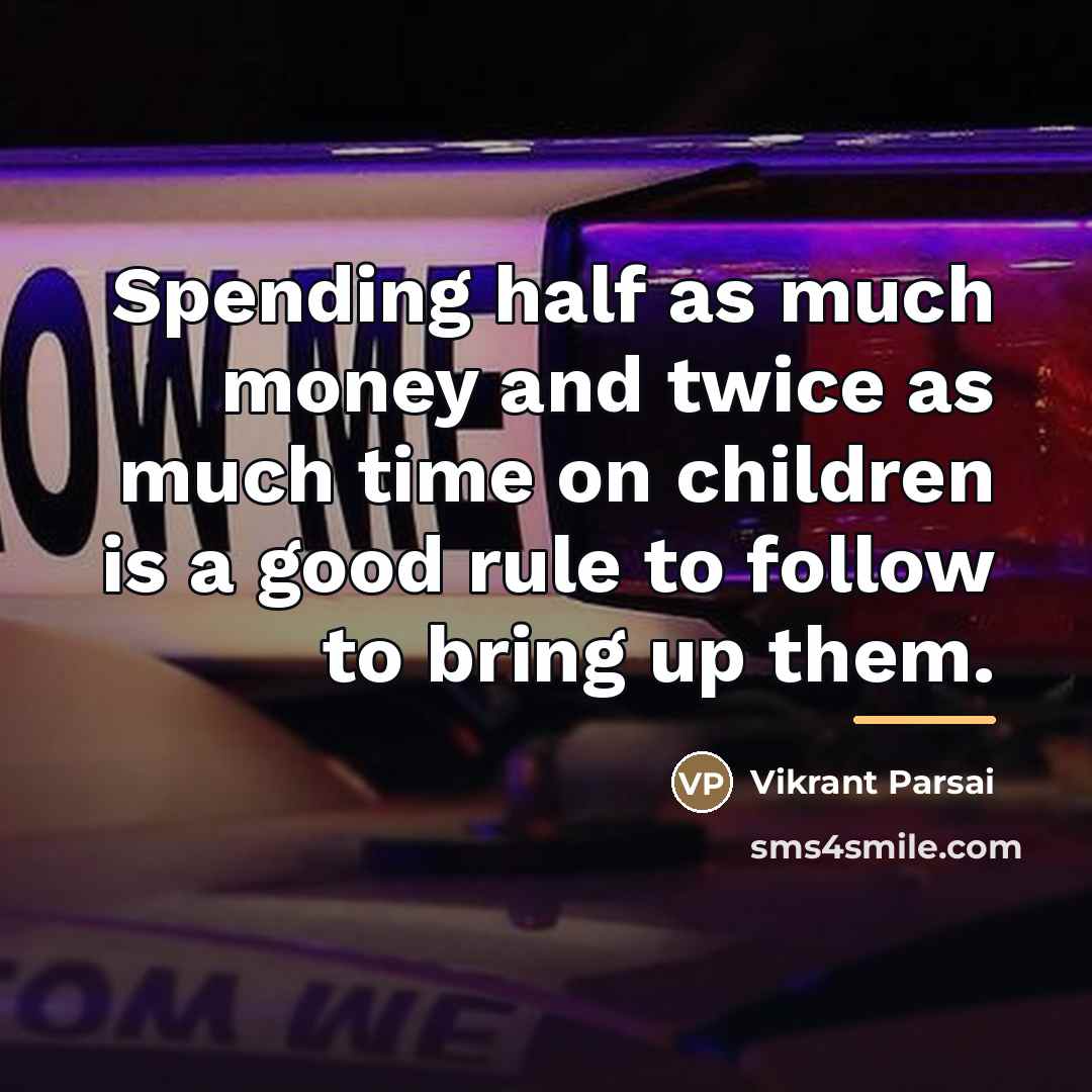 “Spending half as much money and twice as much time…” quote by Vikrant Parsai