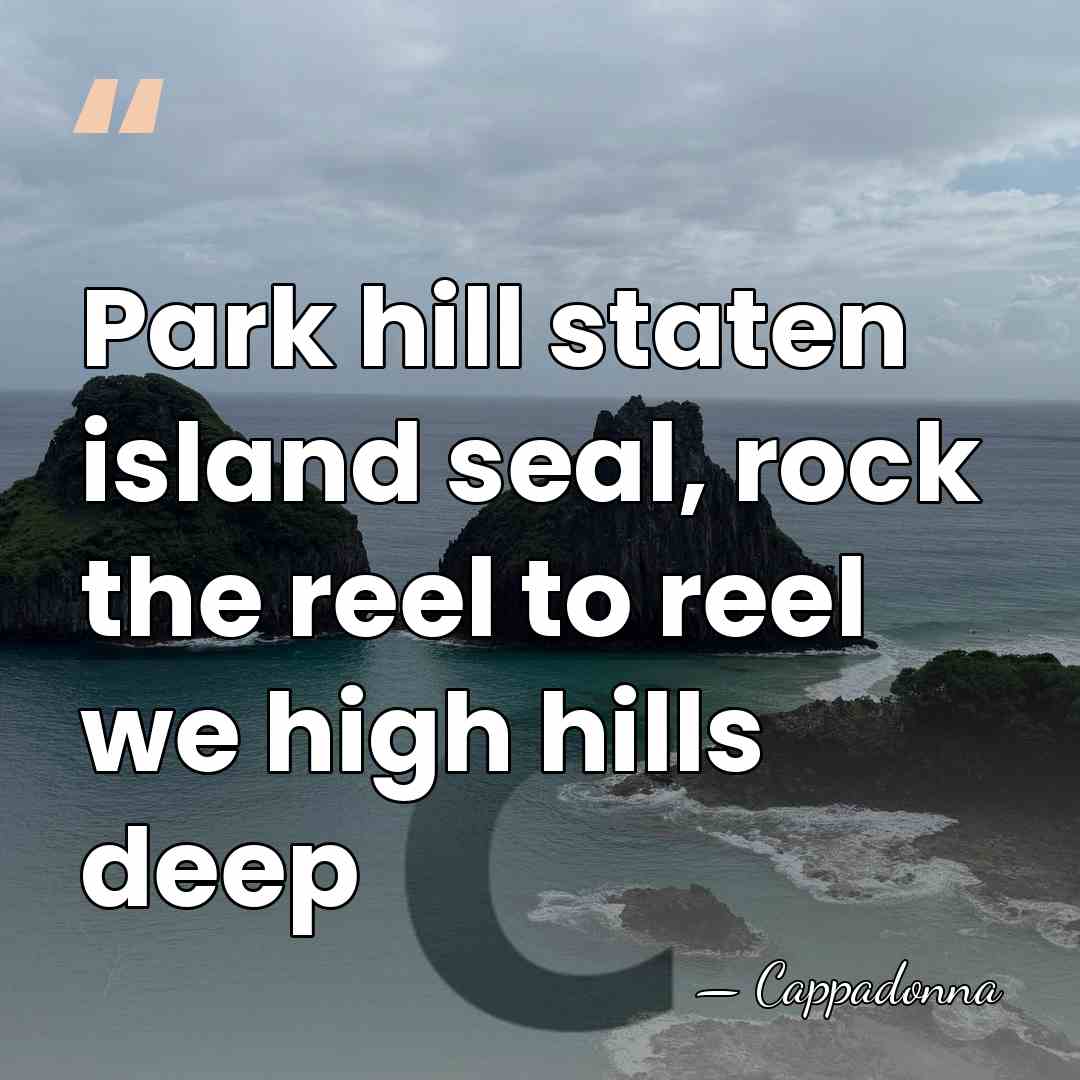Park hill staten island seal, rock the reel to reel we high&hellip; - Cappadonna