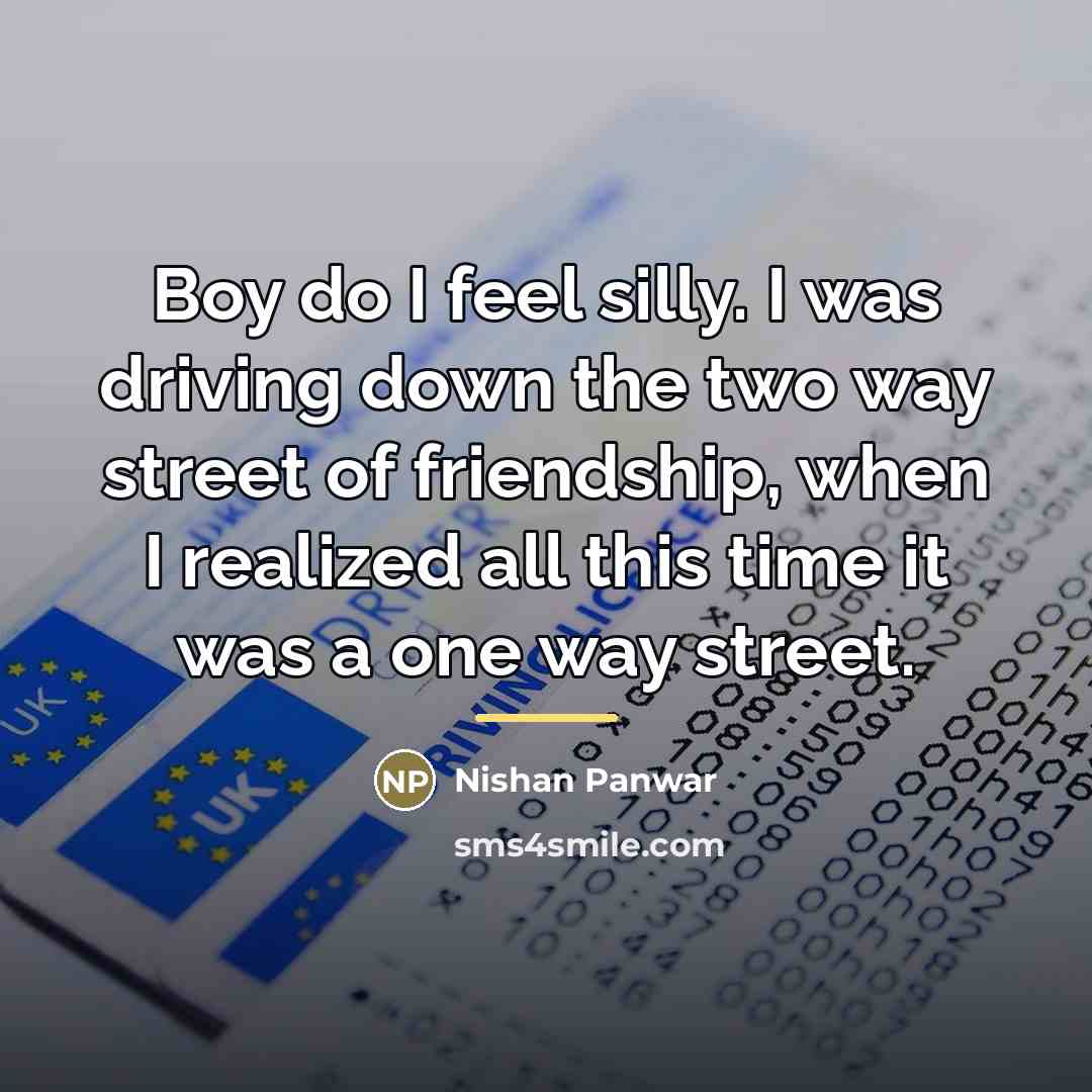 “Boy do I feel silly. I was driving down the…” quote by Nishan Panwar