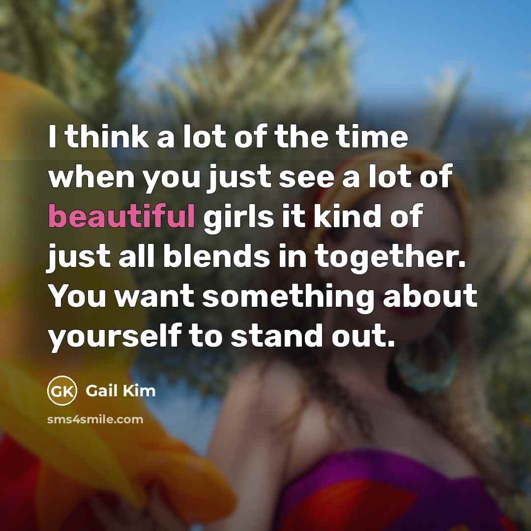 “I think a lot of the time when you just…” quote by Gail Kim