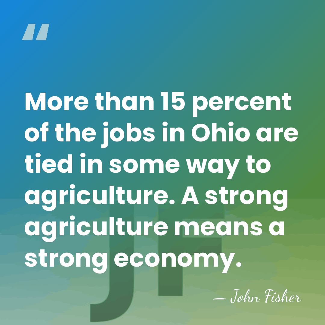 More than 15 percent of the jobs in Ohio are tied in&hellip; - John Fisher