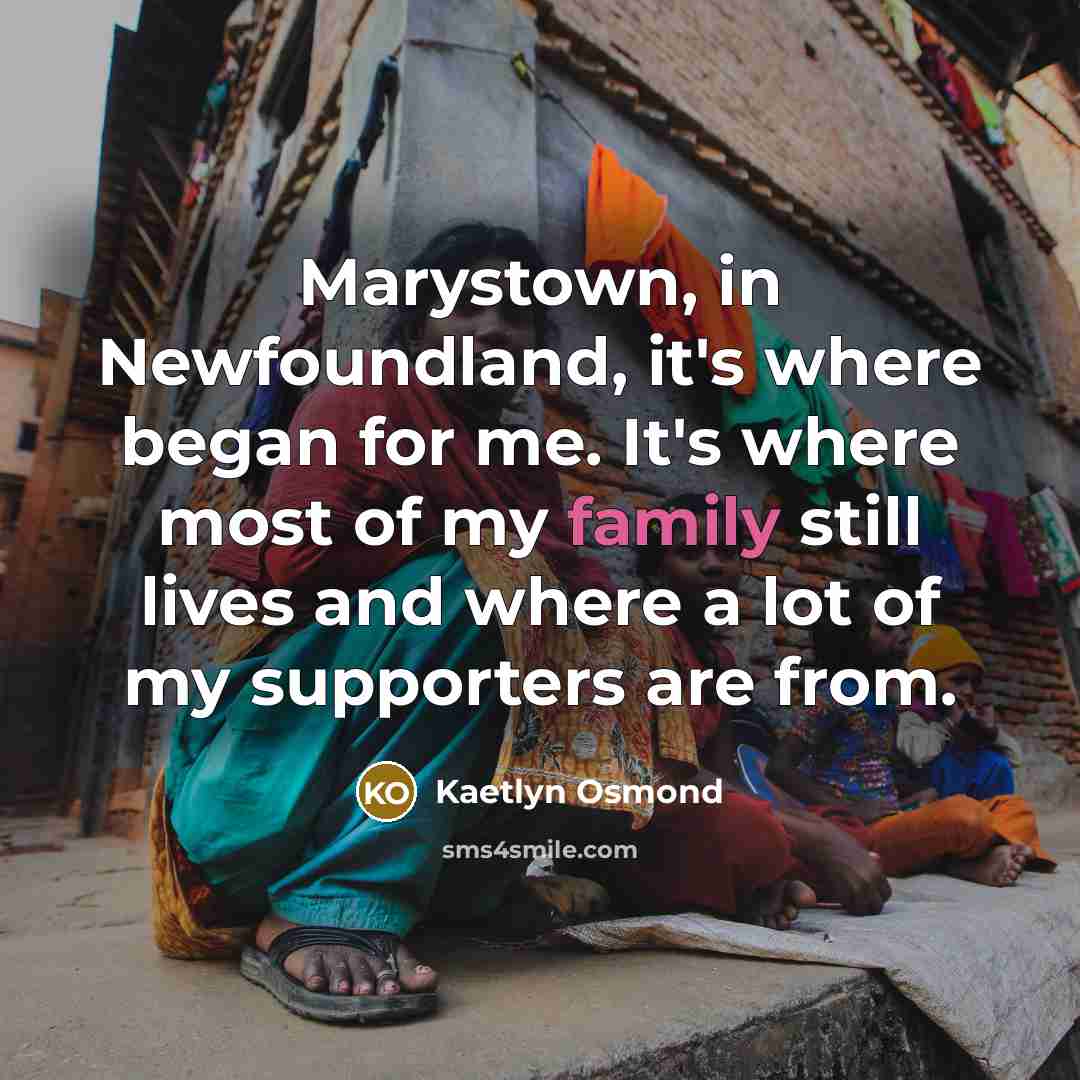 “Marystown, in Newfoundland, it's where began for me. It's where…” quote by Kaetlyn Osmond