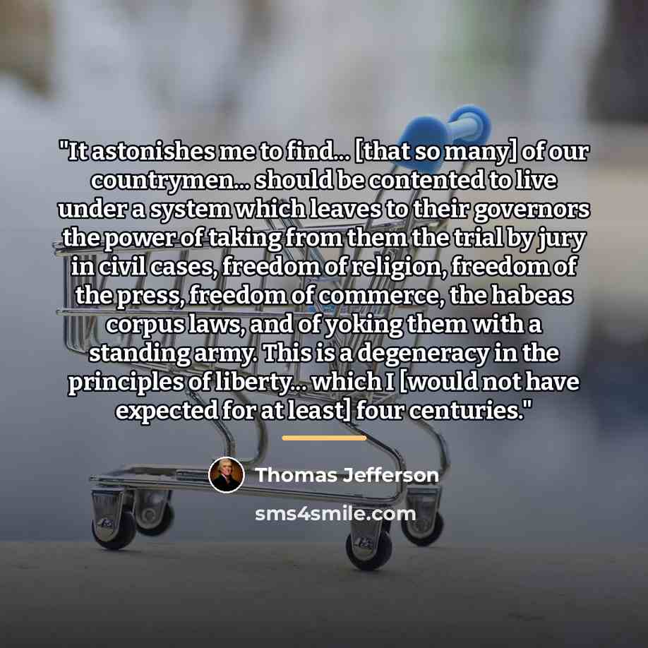 “"It astonishes me to find... [that so many] of our…” quote by Thomas Jefferson