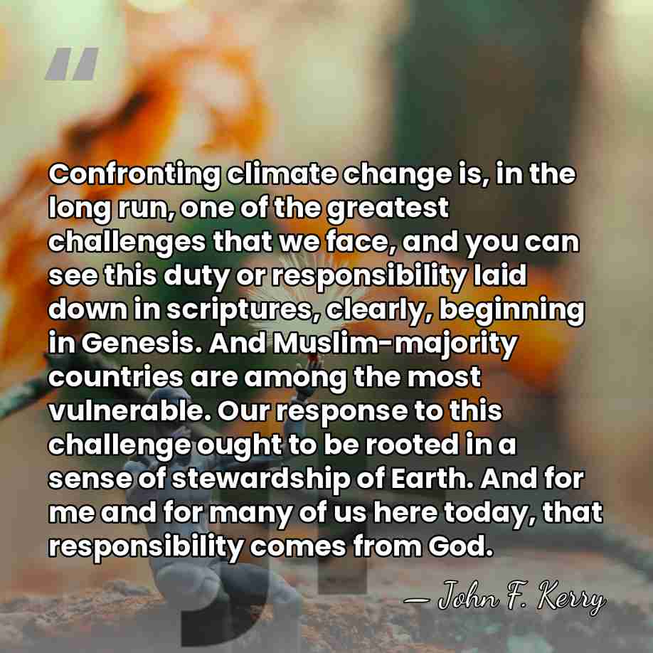 Confronting climate change is, in the long run, one of the greatest&hellip; - John F. Kerry