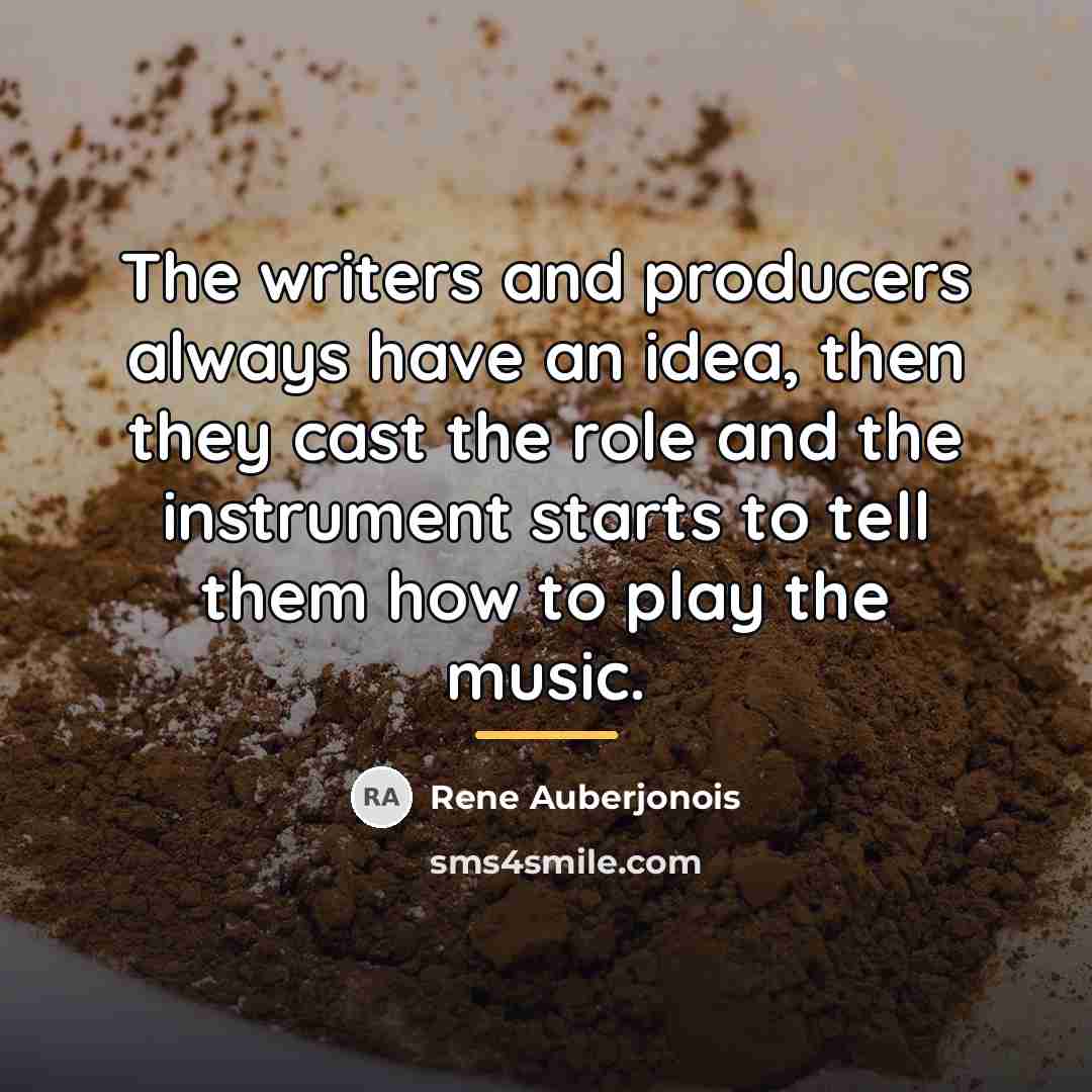 “The writers and producers always have an idea, then they…” quote by Rene Auberjonois