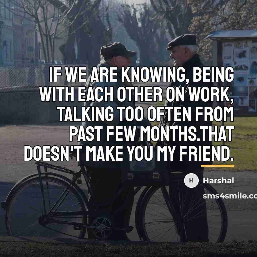“If we are knowing, being with each other on work,…” quote by Harshal