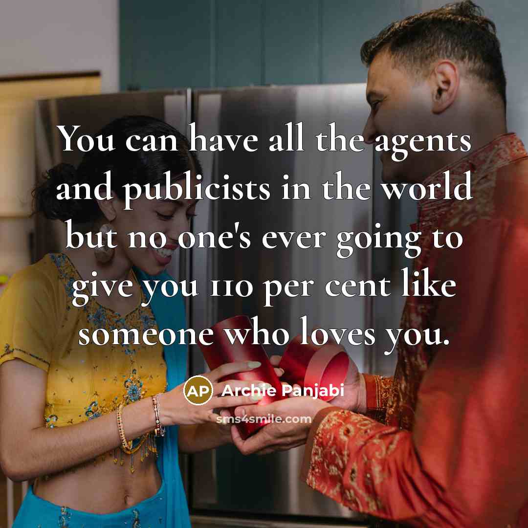 “You can have all the agents and publicists in the…” quote by Archie Panjabi