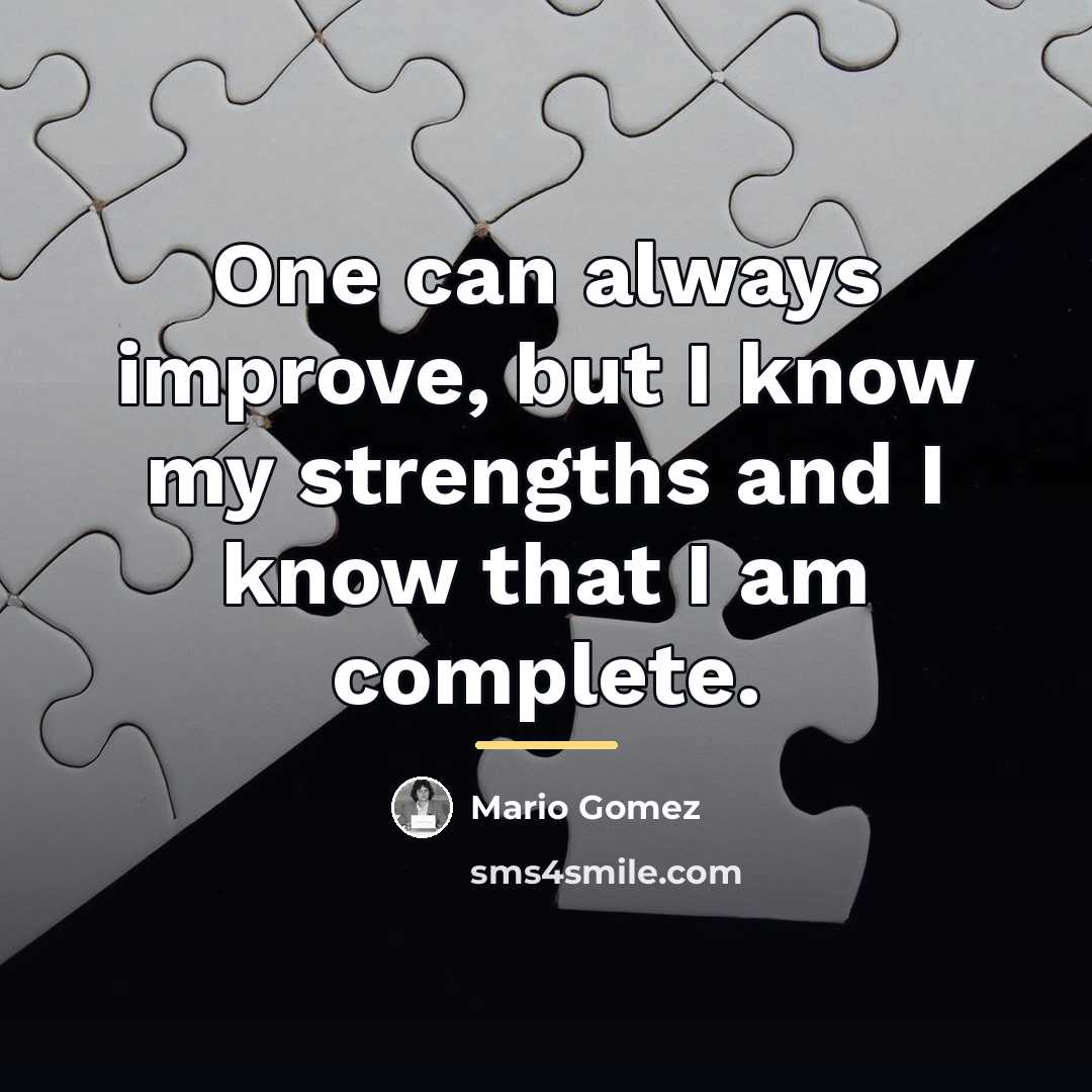 “One can always improve, but I know my strengths and…” quote by Mario Gomez