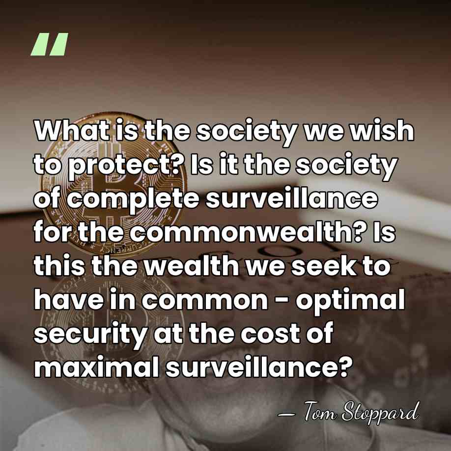 What is the society we wish to protect? Is it the society&hellip; - Tom Stoppard