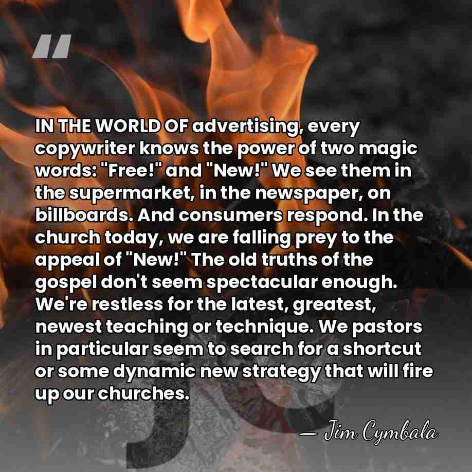 IN THE WORLD OF advertising, every copywriter knows the power of two&hellip; - Jim Cymbala