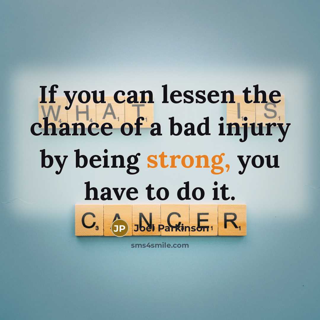 “If you can lessen the chance of a bad injury…” quote by Joel Parkinson
