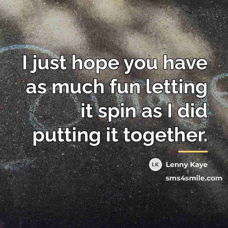 “I just hope you have as much fun letting it…” quote by Lenny Kaye