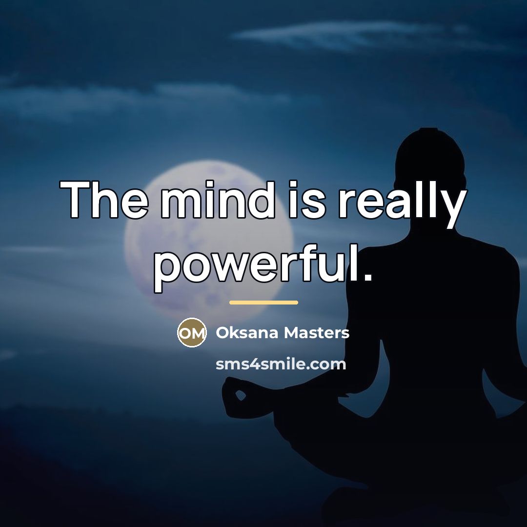 “The mind is really powerful.…” quote by Oksana Masters