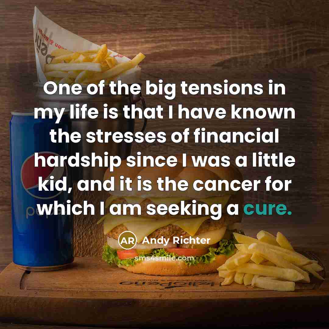 “One of the big tensions in my life is that…” quote by Andy Richter
