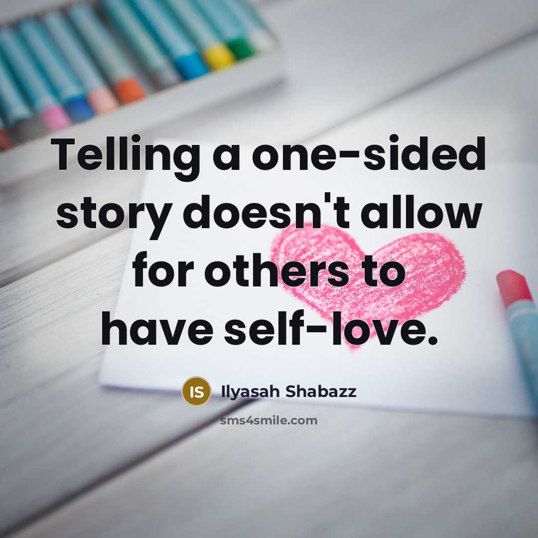 “Telling a one-sided story doesn't allow for others to have…” quote by Ilyasah Shabazz