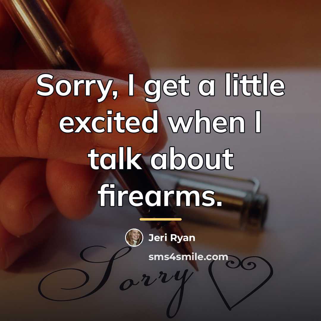 “Sorry, I get a little excited when I talk about…” quote by Jeri Ryan