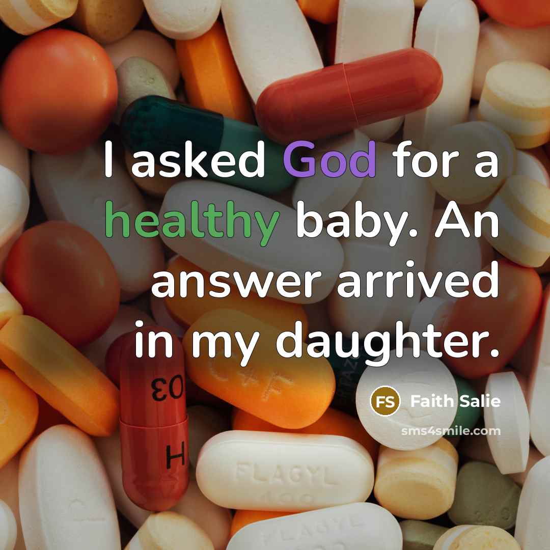 “I asked God for a healthy baby. An answer arrived…” quote by Faith Salie