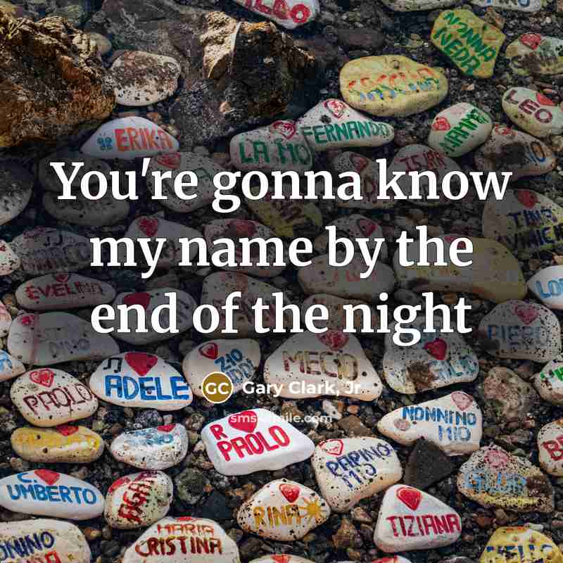 “You're gonna know my name by the end of the…” quote by Gary Clark, Jr