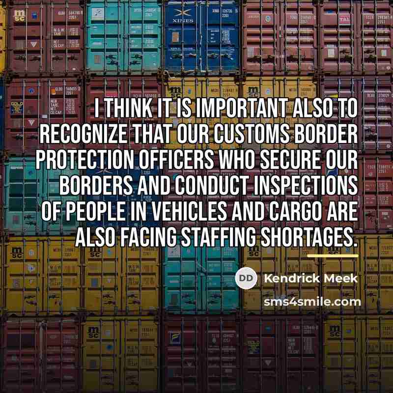 “I think it is important also to recognize that our…” quote by Kendrick Meek