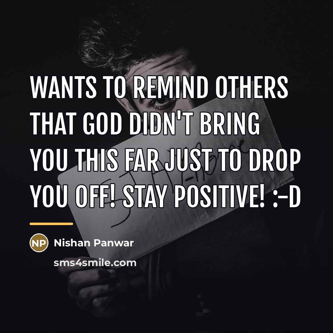 “Wants to remind others that God didn't bring you this…” quote by Nishan Panwar