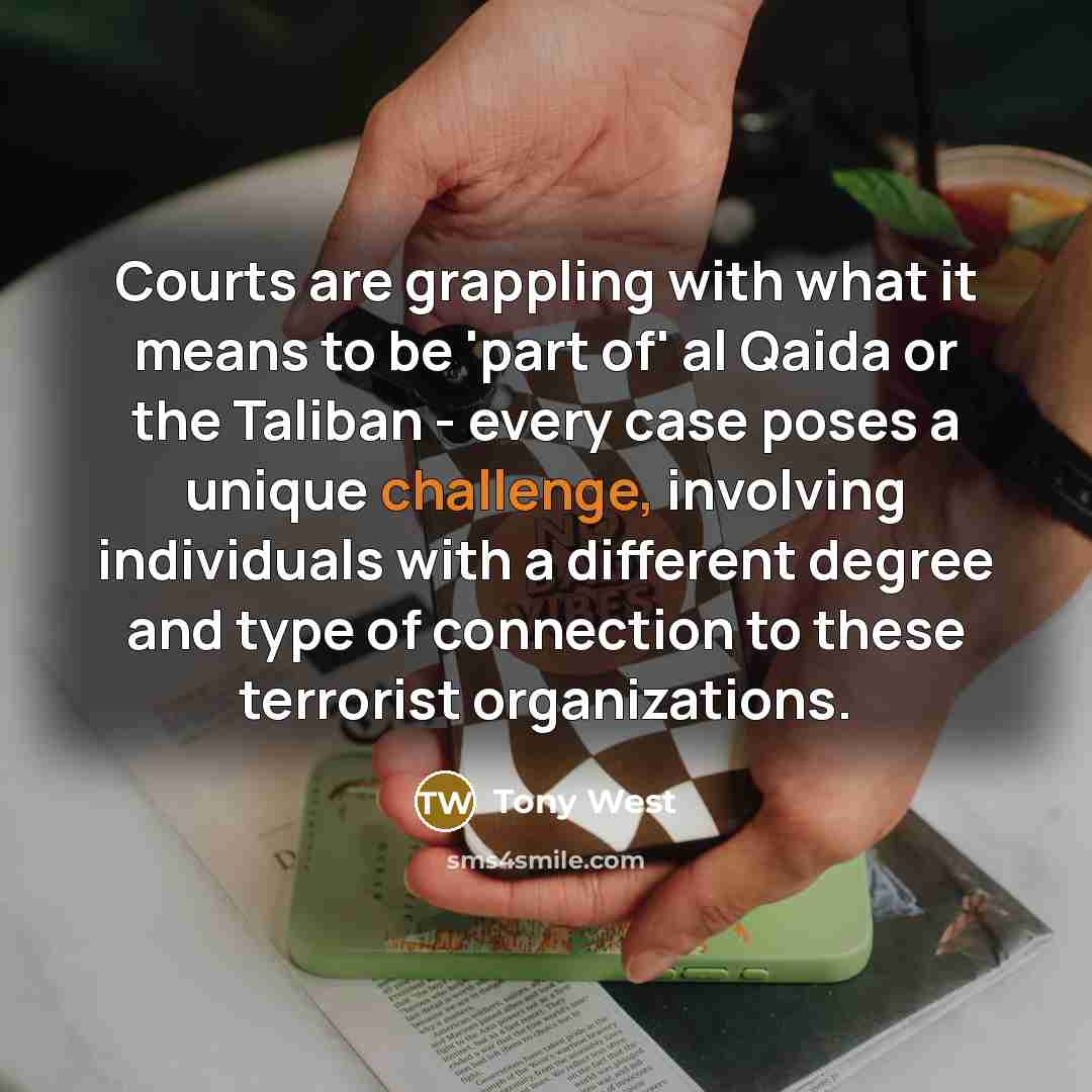 “Courts are grappling with what it means to be 'part…” quote by Tony West