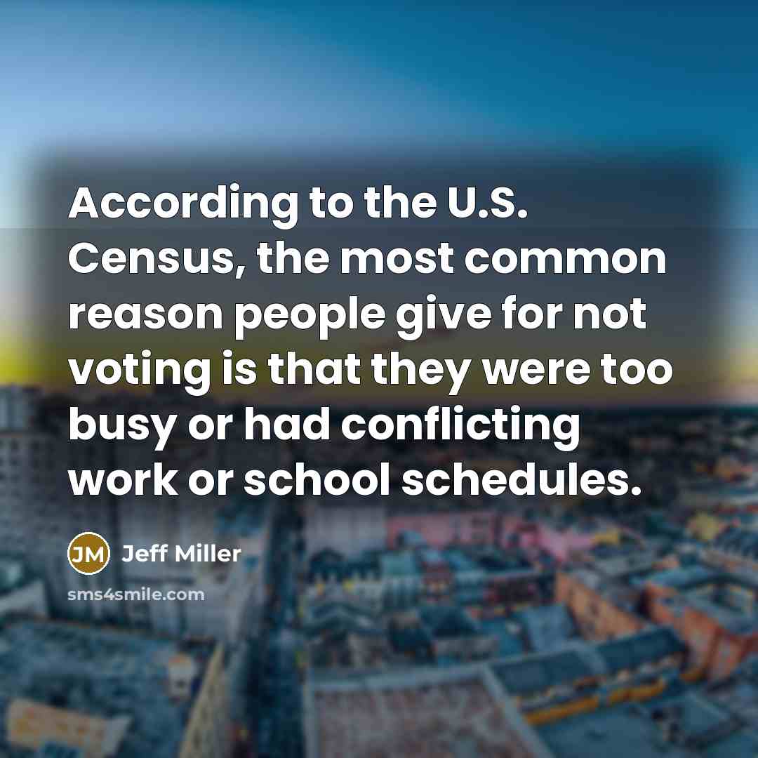 “According to the U.S. Census, the most common reason people…” quote by Jeff Miller