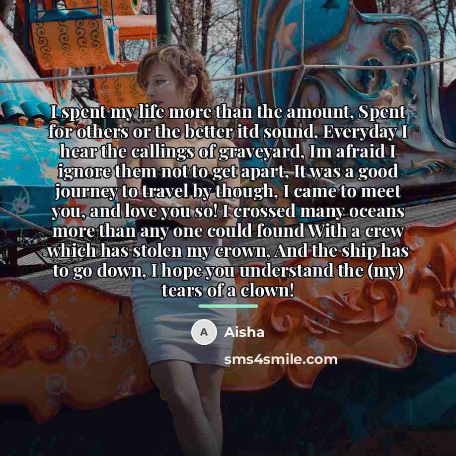 “I spent my life more than the amount, Spent for…” quote by Aisha