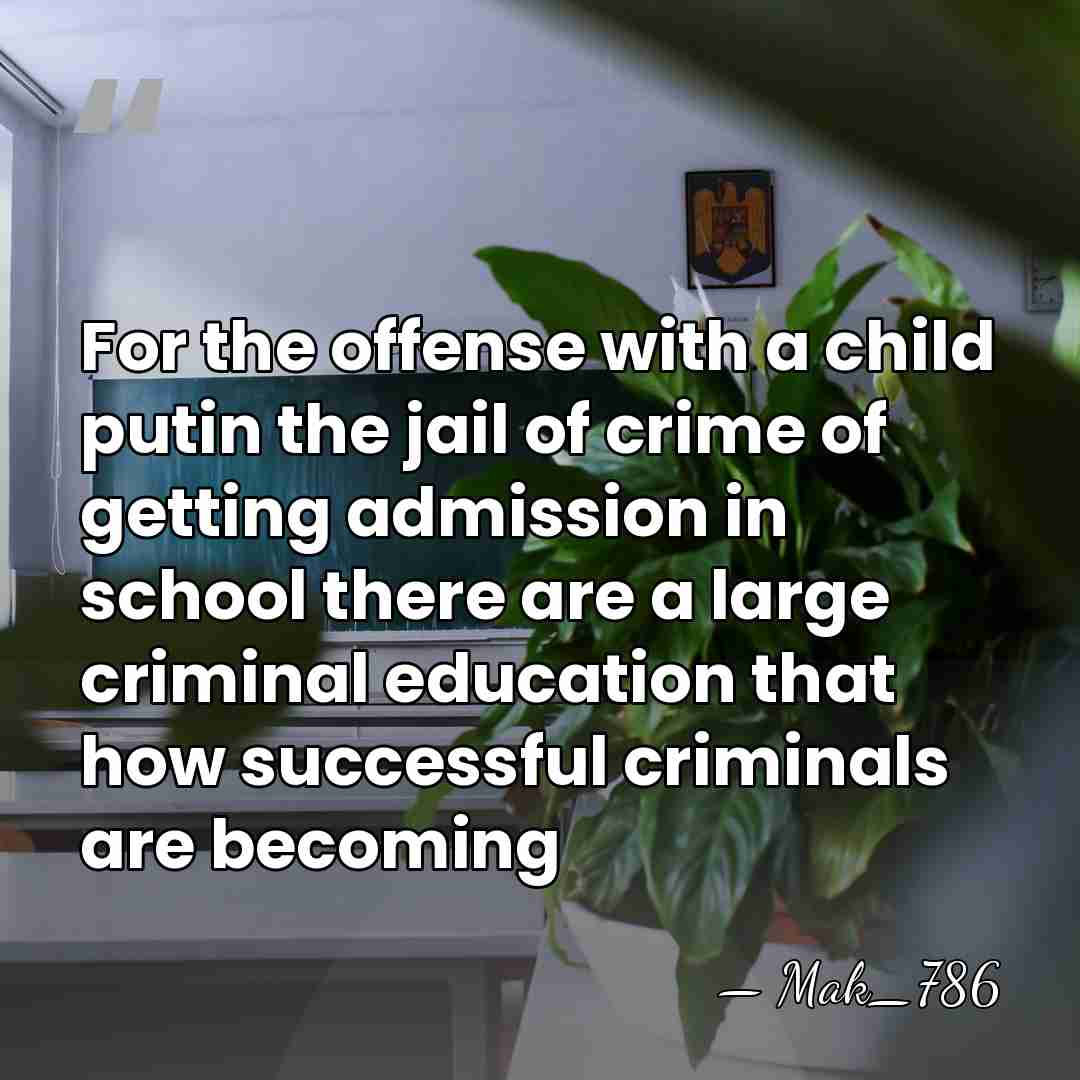 For the offense with a child putin the jail of crime of&hellip; - Mak_786