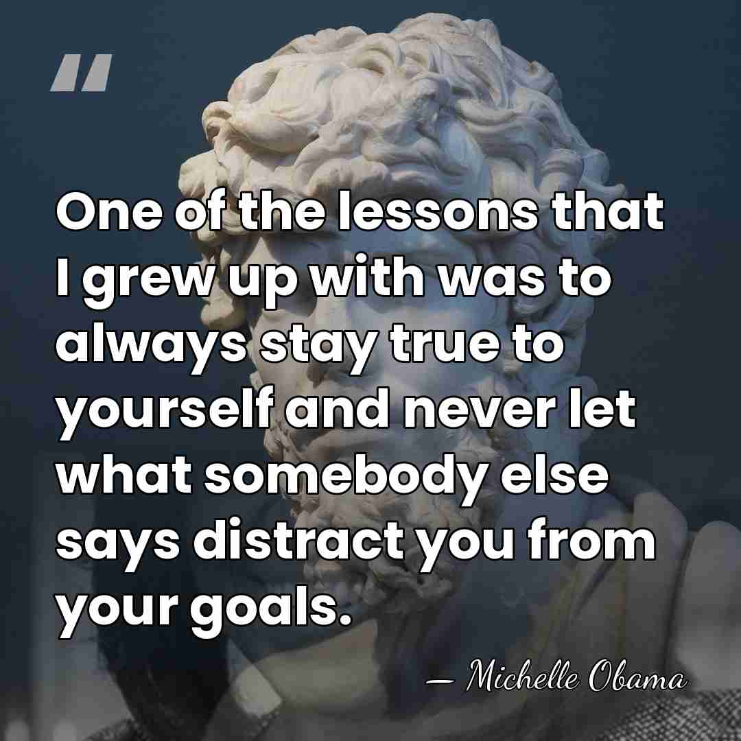 One of the lessons that I grew up with was to always&hellip; - Michelle Obama