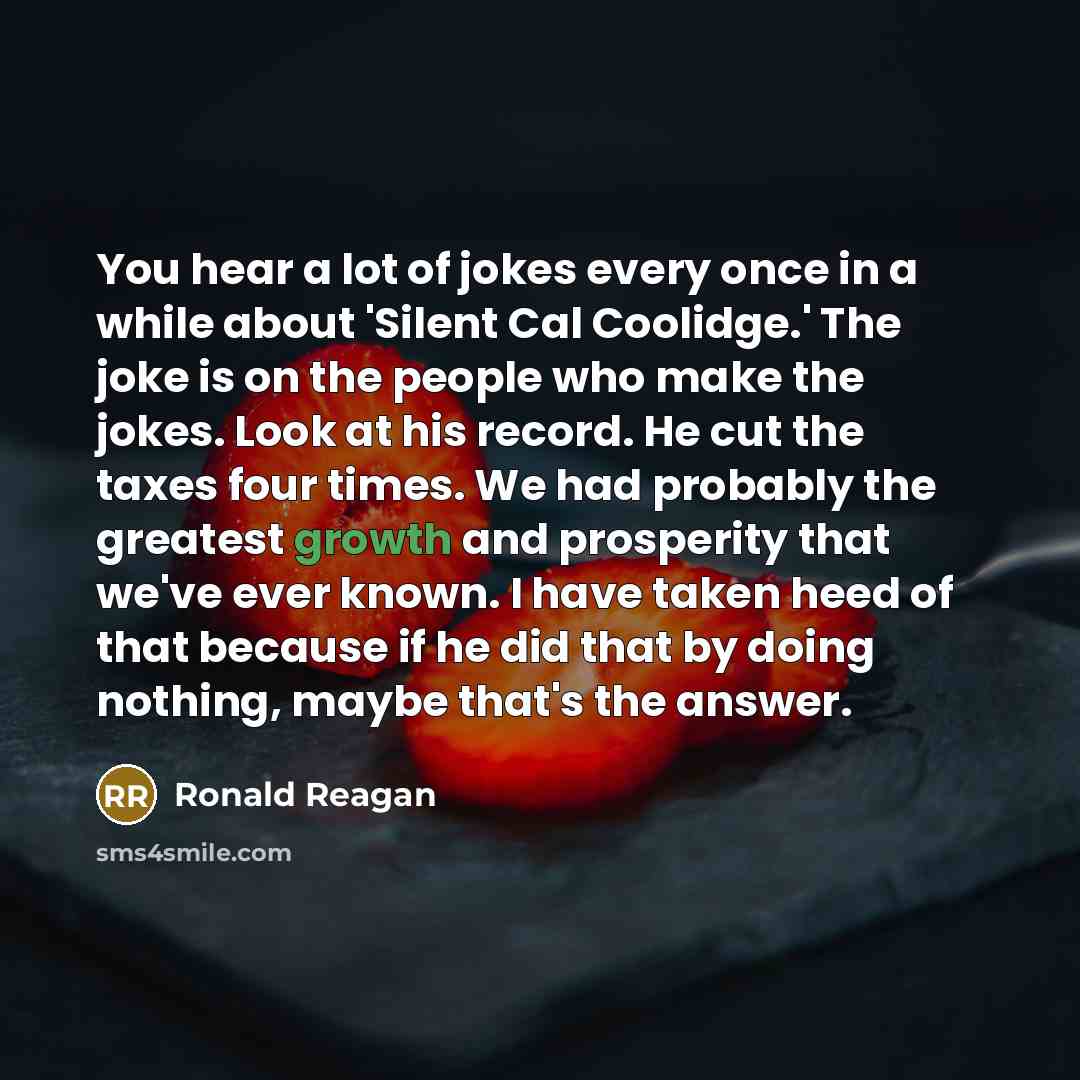 “You hear a lot of jokes every once in a…” quote by Ronald Reagan