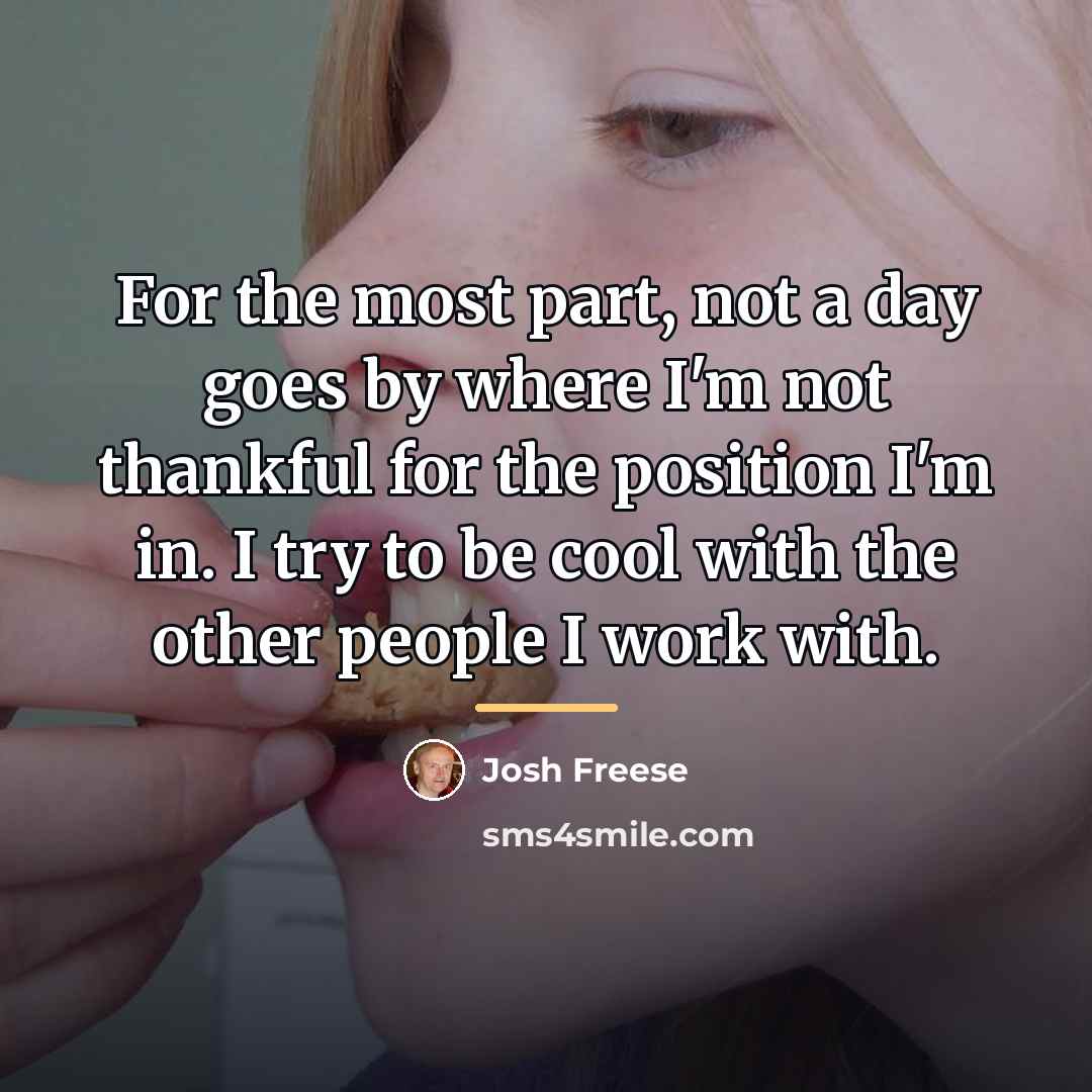 “For the most part, not a day goes by where…” quote by Josh Freese