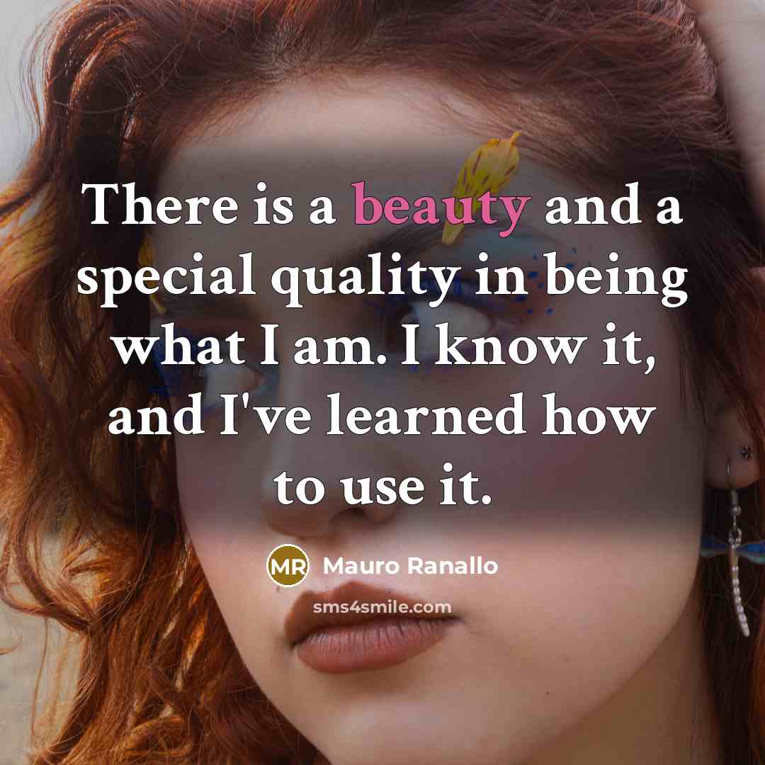 “There is a beauty and a special quality in being…” quote by Mauro Ranallo