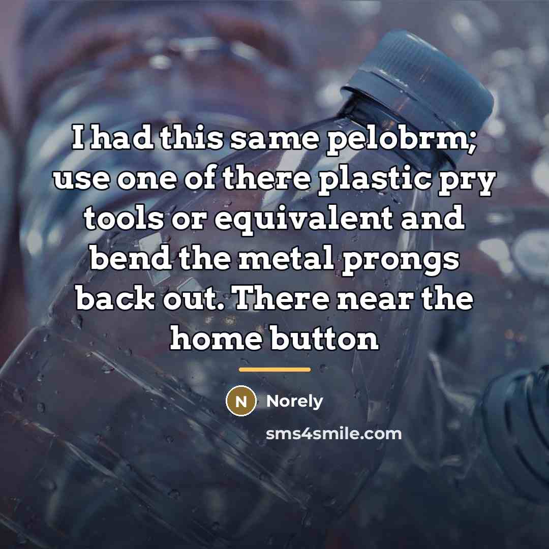 “I had this same pelobrm; use one of there plastic…” quote by Norely