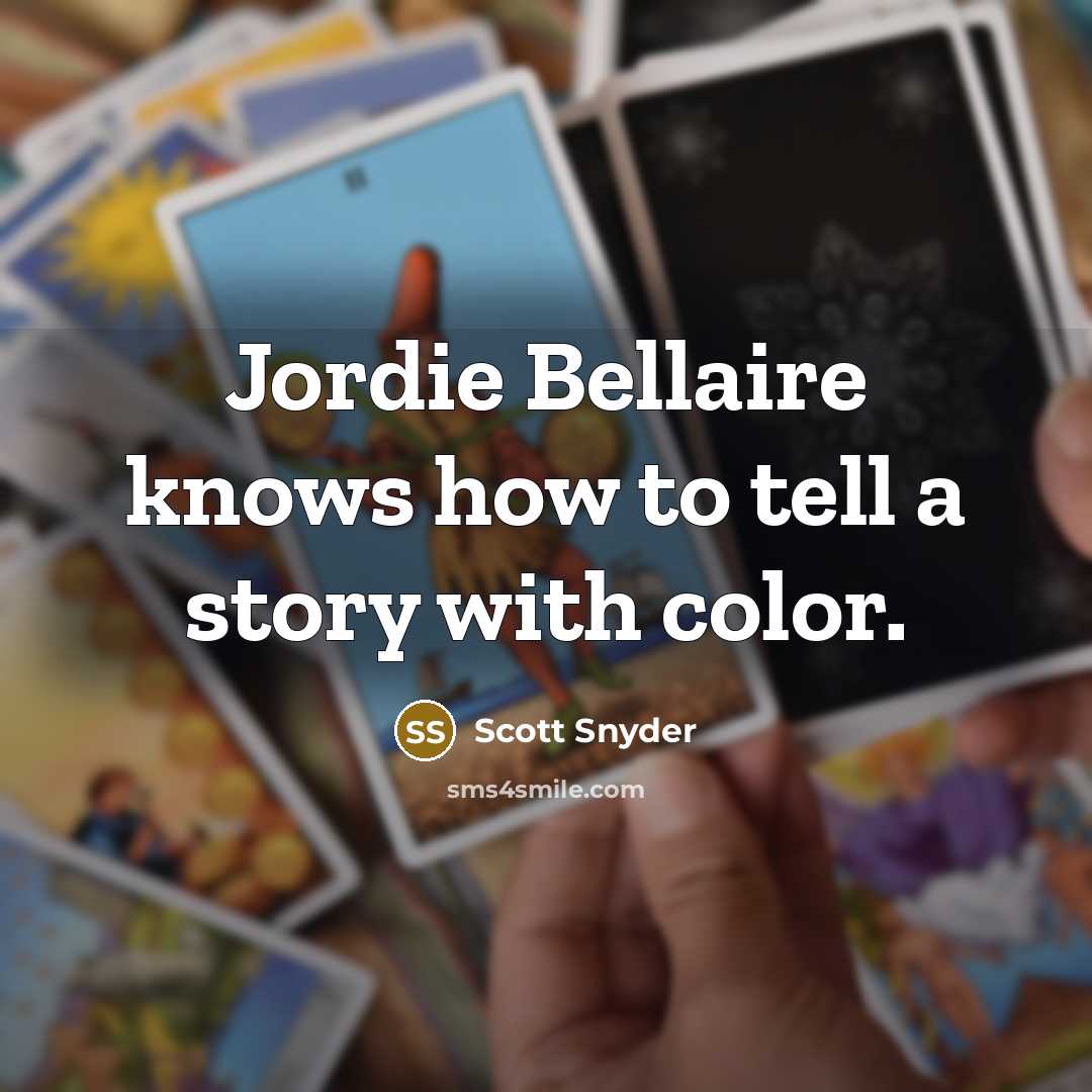 “Jordie Bellaire knows how to tell a story with color.…” quote by Scott Snyder