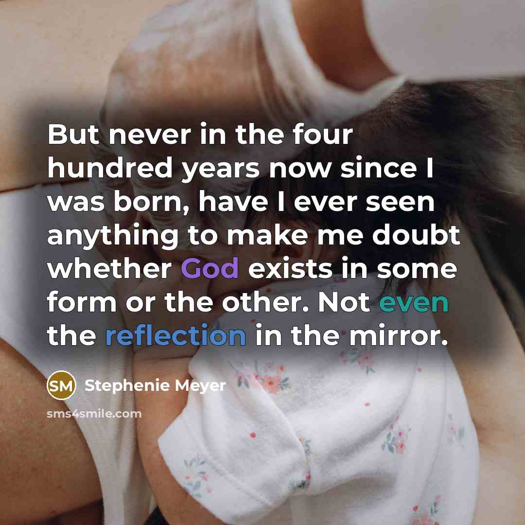 “But never in the four hundred years now since I…” quote by Stephenie Meyer