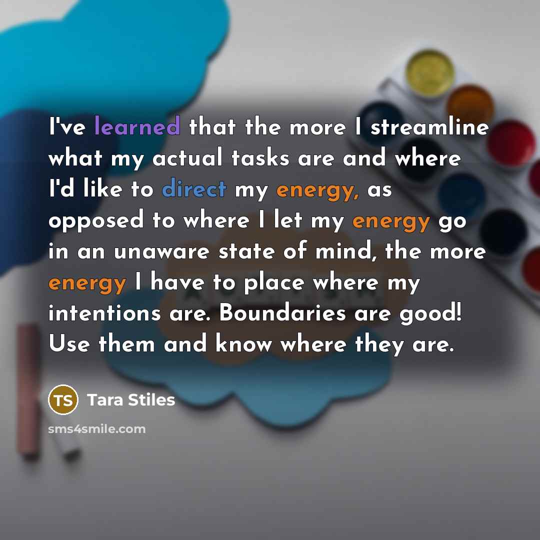 “I've learned that the more I streamline what my actual…” quote by Tara Stiles