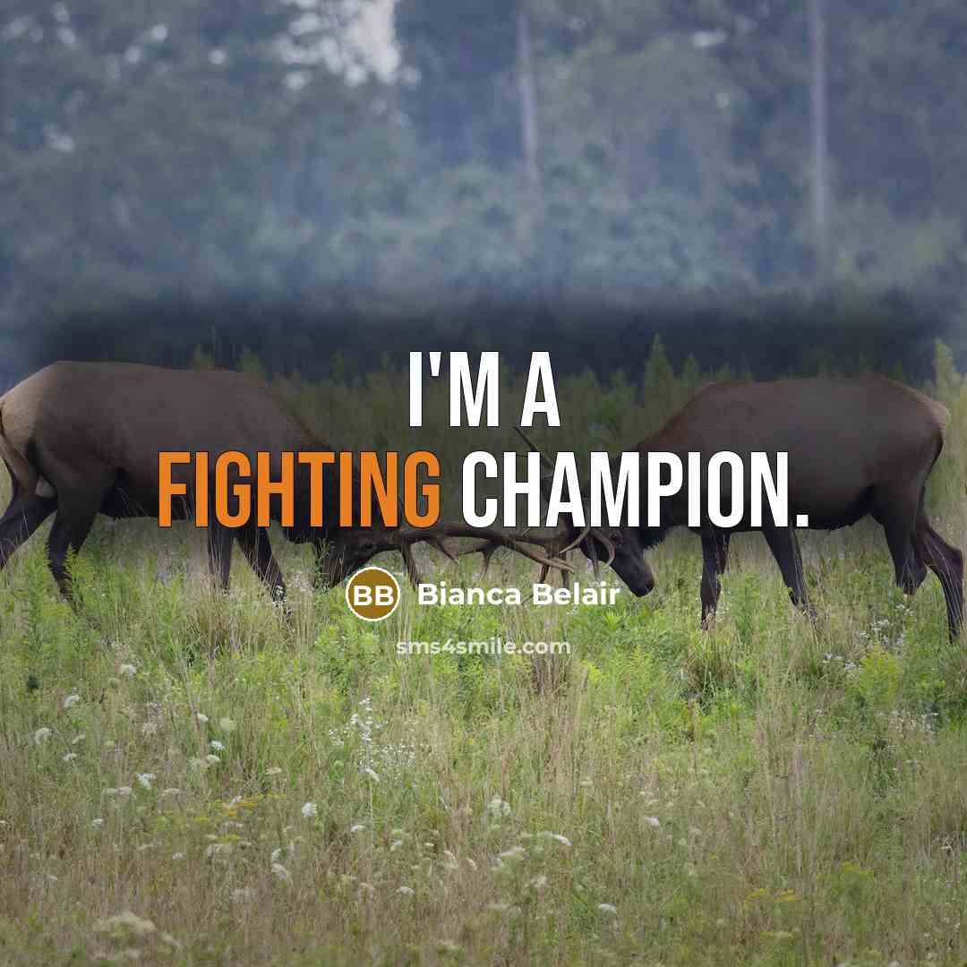 “I'm a fighting champion.…” quote by Bianca Belair
