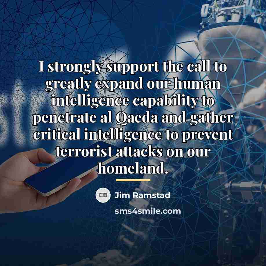 “I strongly support the call to greatly expand our human…” quote by Jim Ramstad