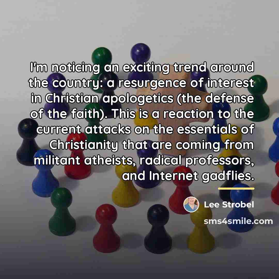 “I'm noticing an exciting trend around the country: a resurgence…” quote by Lee Strobel