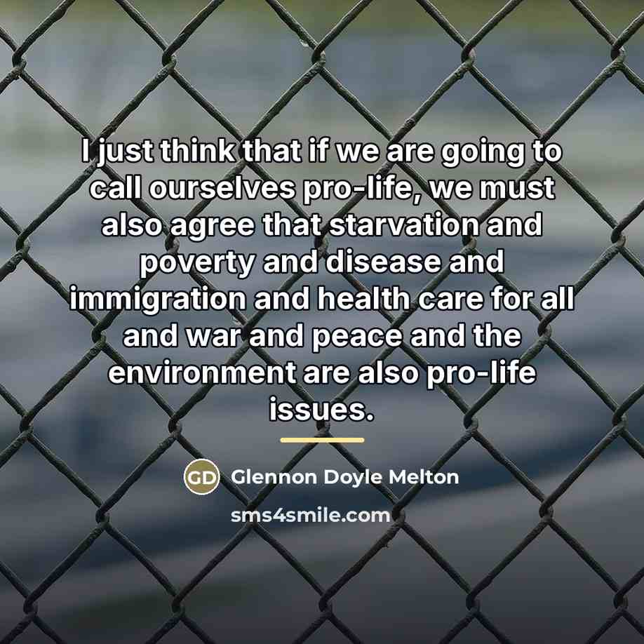 “I just think that if we are going to call…” quote by Glennon Doyle Melton