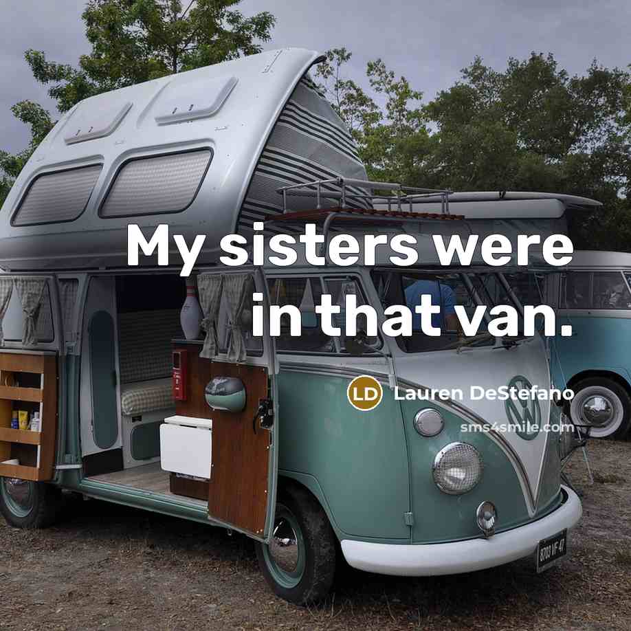 “My sisters were in that van.…” quote by Lauren DeStefano