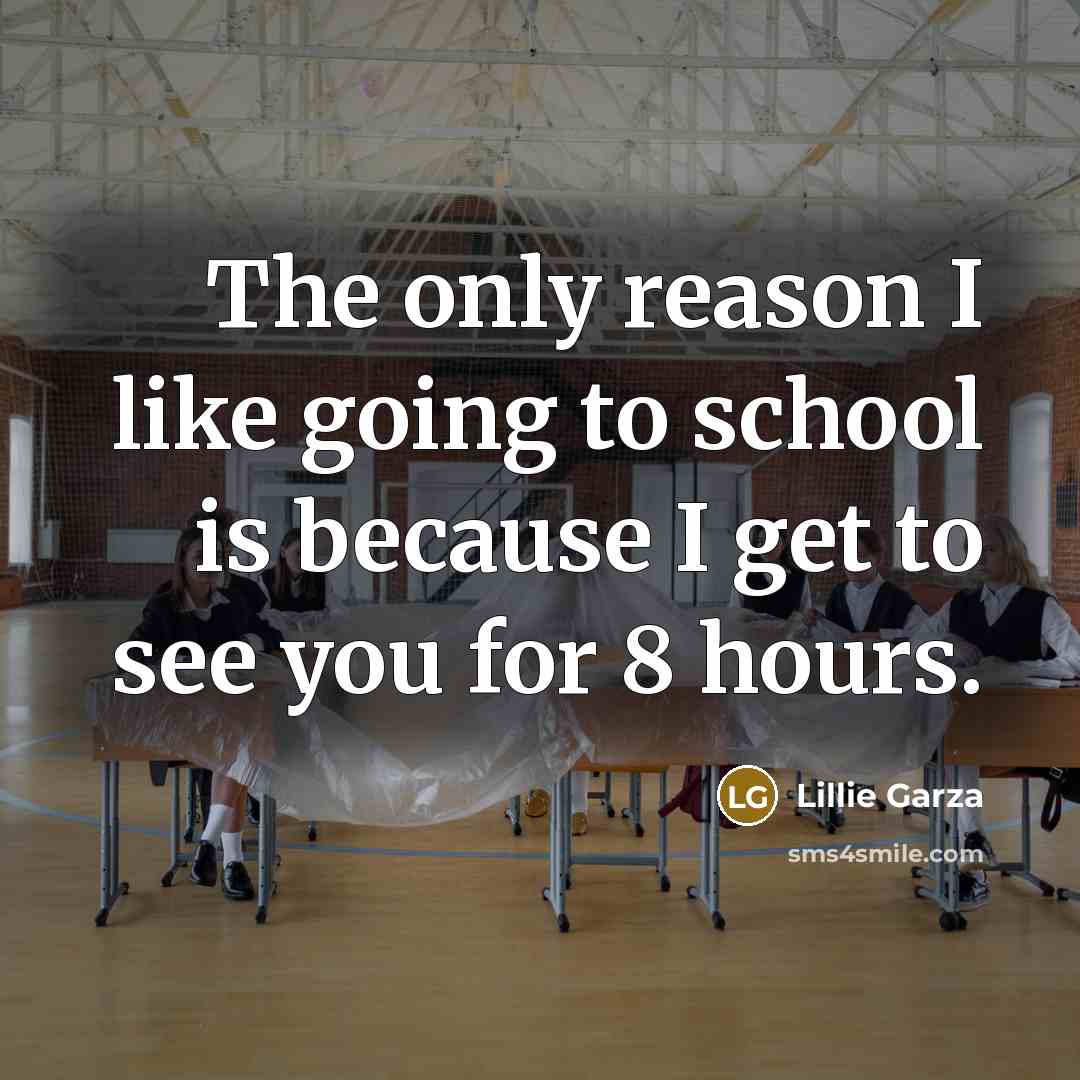 “The only reason I like going to school is because…” quote by Lillie Garza