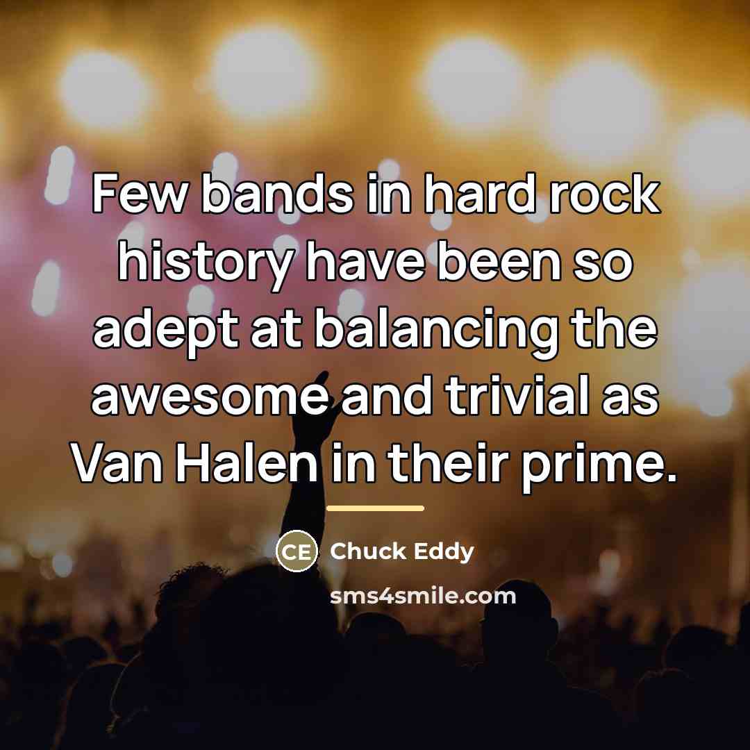 “Few bands in hard rock history have been so adept…” quote by Chuck Eddy