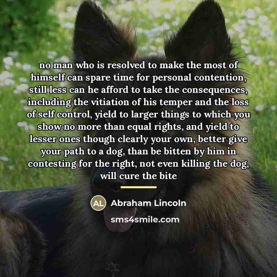 “no man who is resolved to make the most of…” quote by Abraham Lincoln
