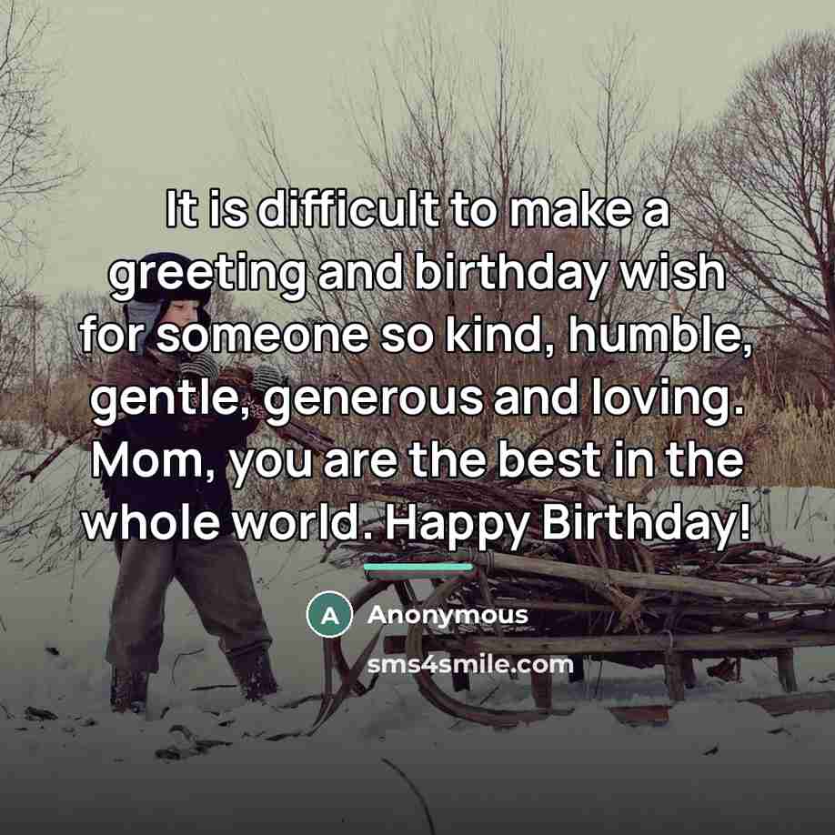 “It is difficult to make a greeting and birthday wish…” quote by Anonymous