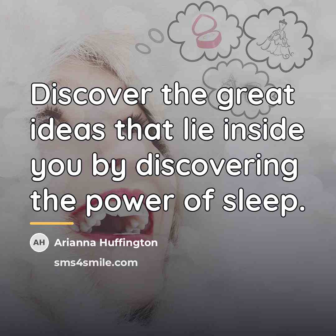 “Discover the great ideas that lie inside you by discovering…” quote by Arianna Huffington
