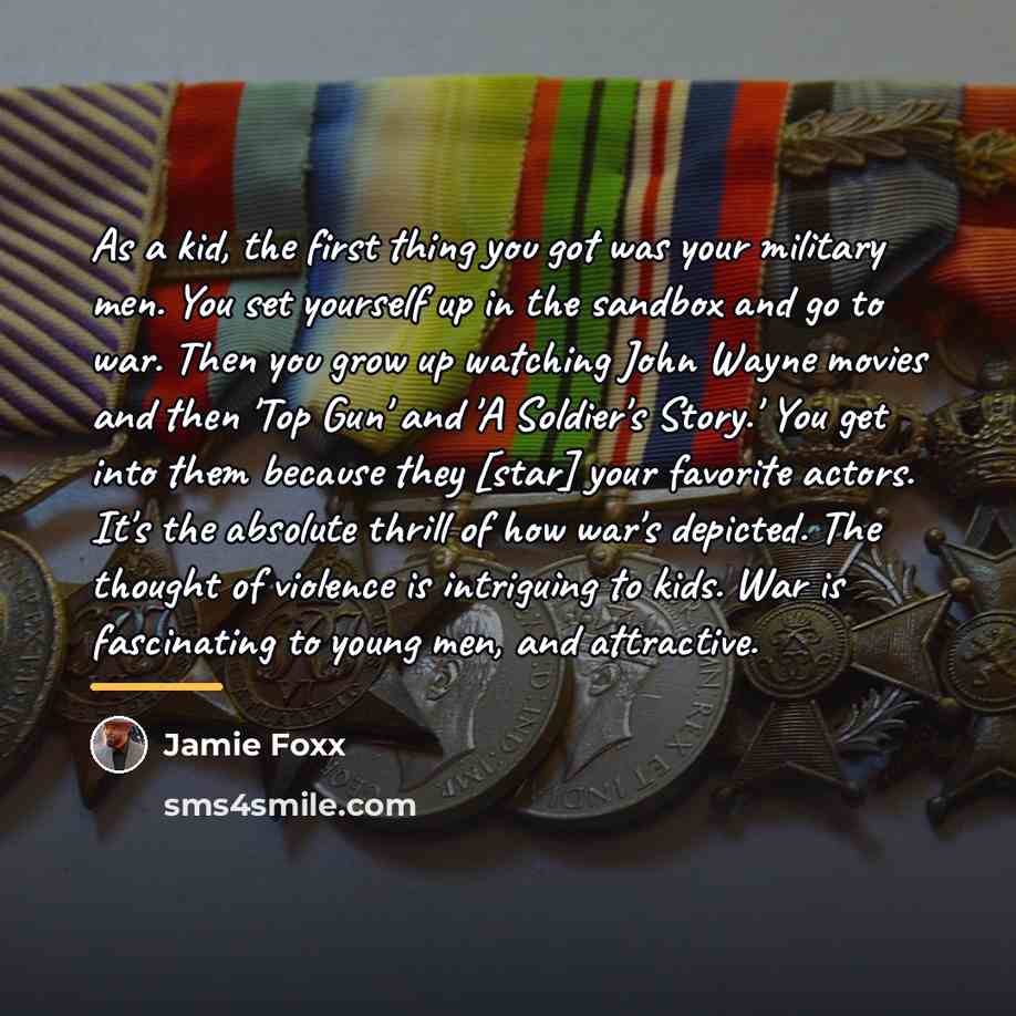 “As a kid, the first thing you got was your…” quote by Jamie Foxx